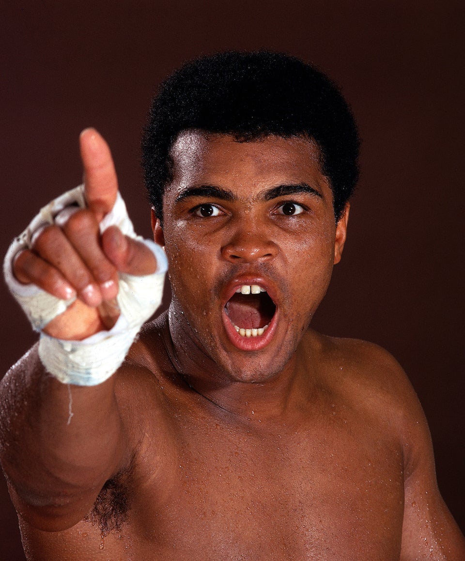 Neil Leifer Portrait Photograph - Muhammad Ali, Fifth Street Gym, Miami, October