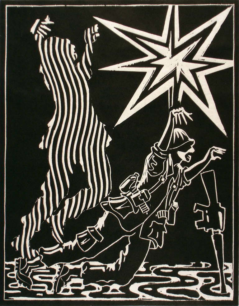 Figurative Print de Don Schol - Finalidad