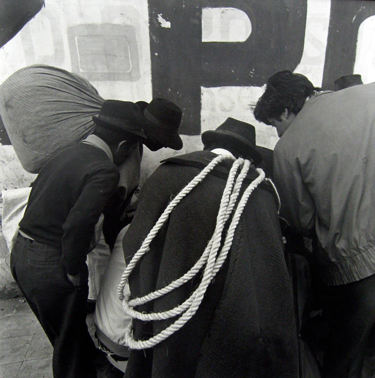 Mario Algaze Figurative Photograph - Rope, Otavalo, Ecuador