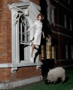 Untitled (Model Flying from Window) 11