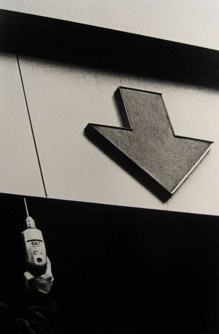 Ralph Gibson Black and White Photograph - Arrow with Drill