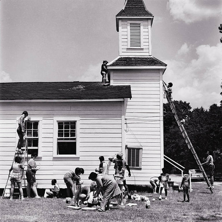 Keith Carter b.1948 Black and White Photograph - Lovelady, Houston County