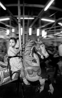 Girl on the Merry-Go-Round, Coney Island
