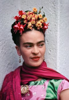 Frida in Pink and Green Blouse