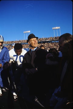 Retro Tom Landry with Blue Sky, Super Bowl VI, Dallas Cowboys vs. Miami Dolphins