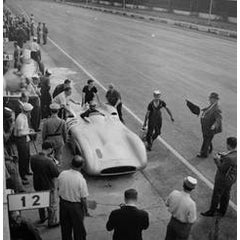 Juan Manuel Fangio, Mercedes W196, Grand Prix of Italy, Monza 8