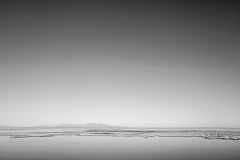 Great Salt Lake, Utah - Landscape, Minimal, Water, Mountains