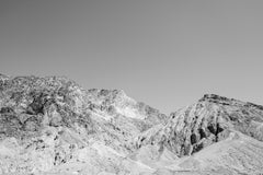 Death Valley, California - Black and White, Mountains, Minimal, Rocks