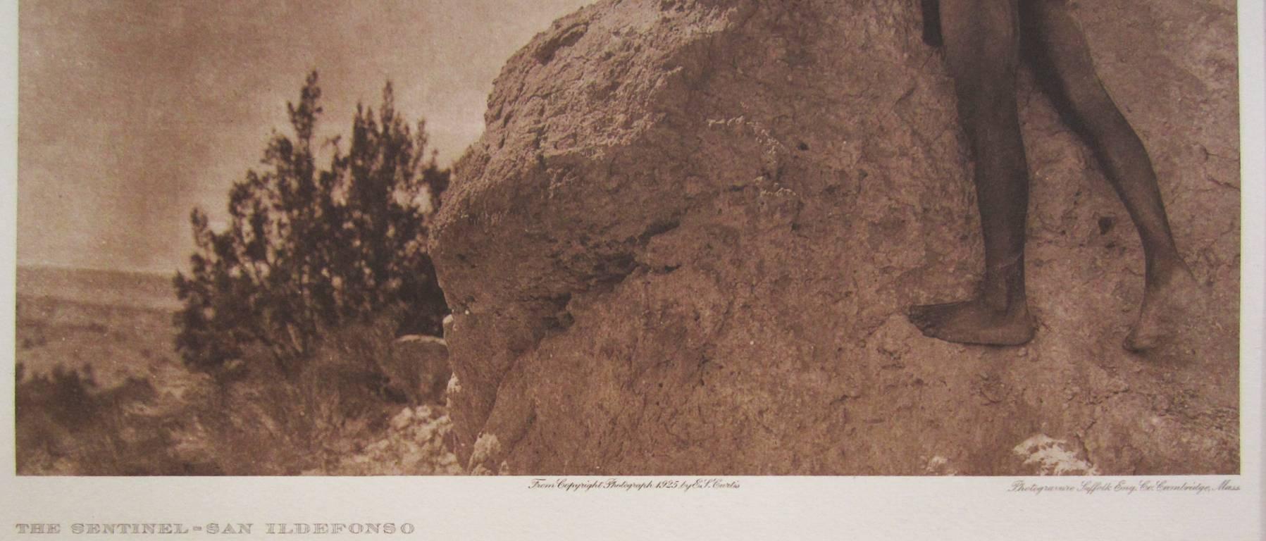The Sentinel - San Ildefonso, pl. 580 - Photograph by Edward S. Curtis