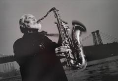 Sonny Rollins, Williamsburg Bridge, NYC; From Jazz Katz: The Sounds of New York