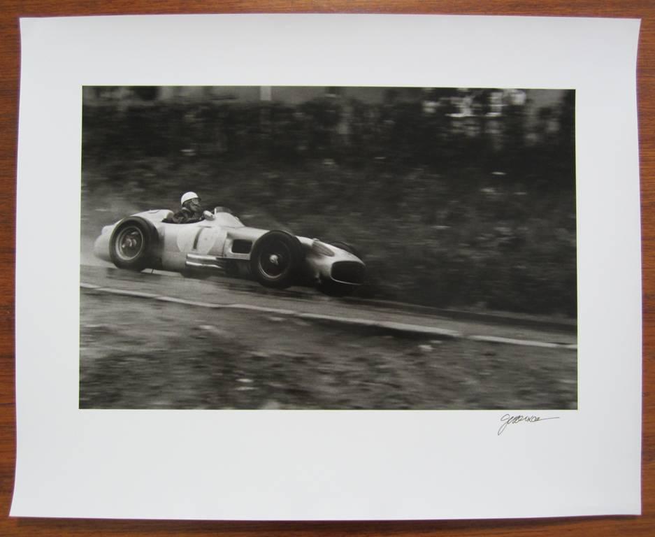 Stirling Moss, Spa-Francorchamps, Grand Prix of Belgium, June - Photograph by Jesse Alexander