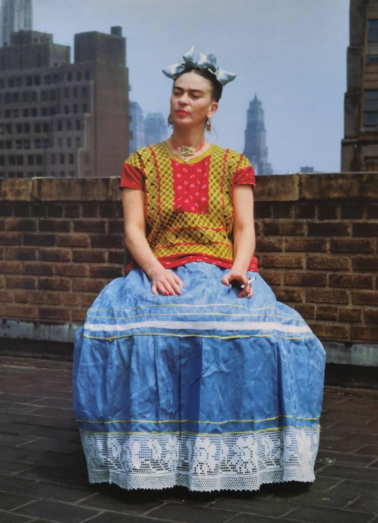 Nickolas Muray Portrait Photograph - Frida in N.Y.