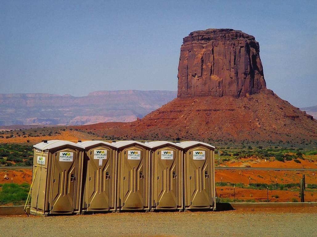 Bill Owens Landscape Photograph - Monument Valley, from New Suburbia