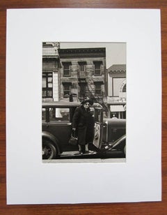 Woman Stepping from Car