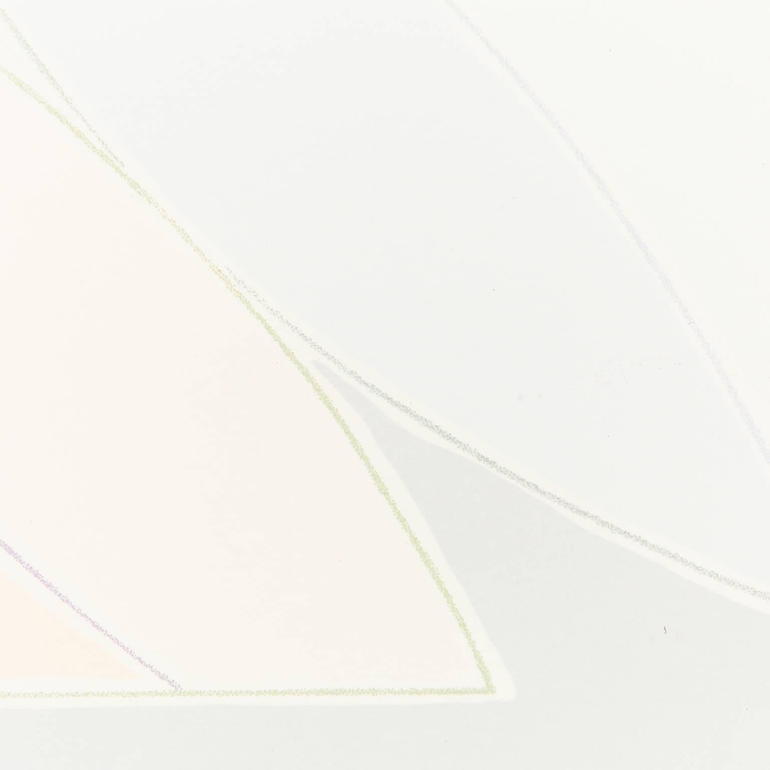 York Factory - Abstract Geometric Print by Frank Stella