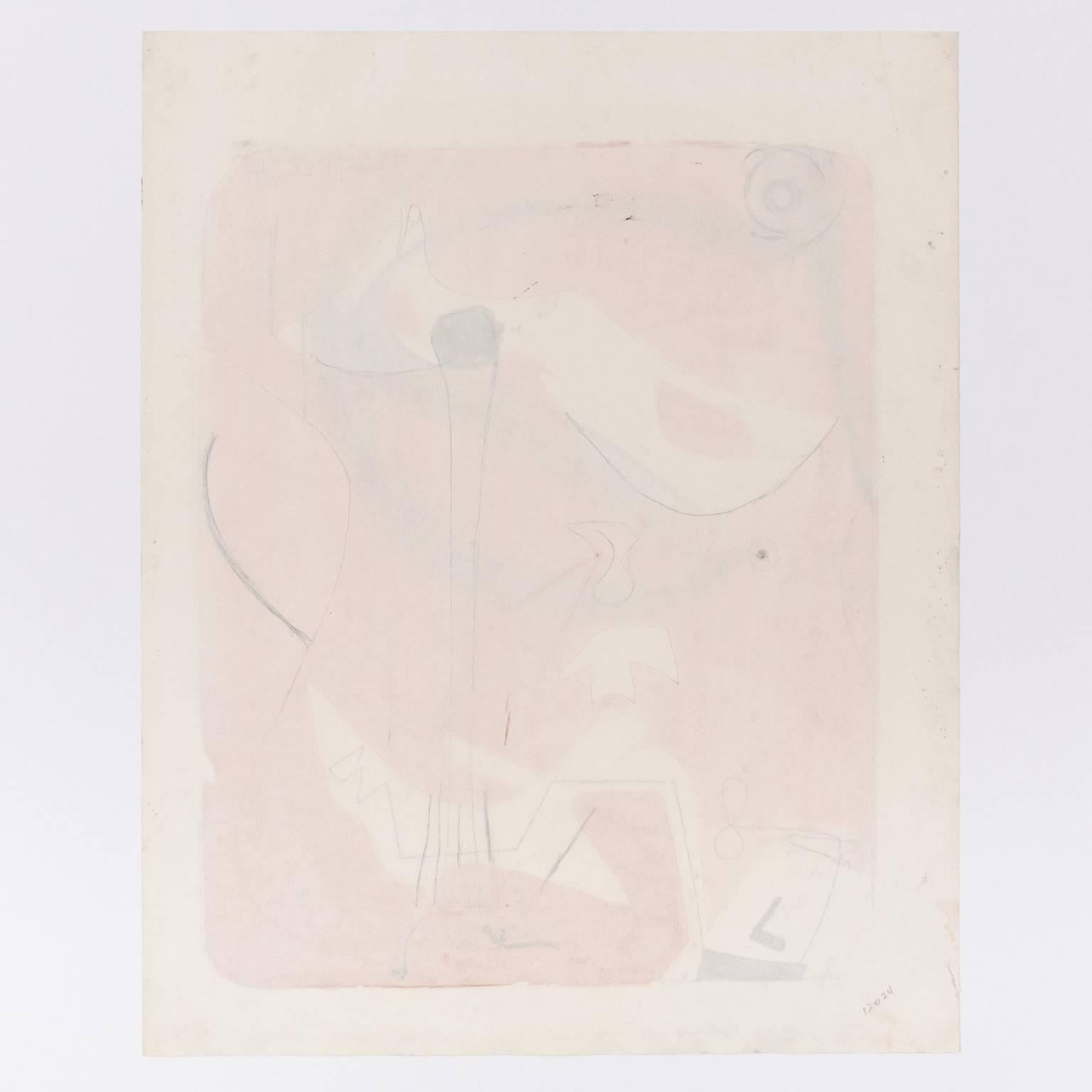 Ballet - Abstract Print by Harold Town