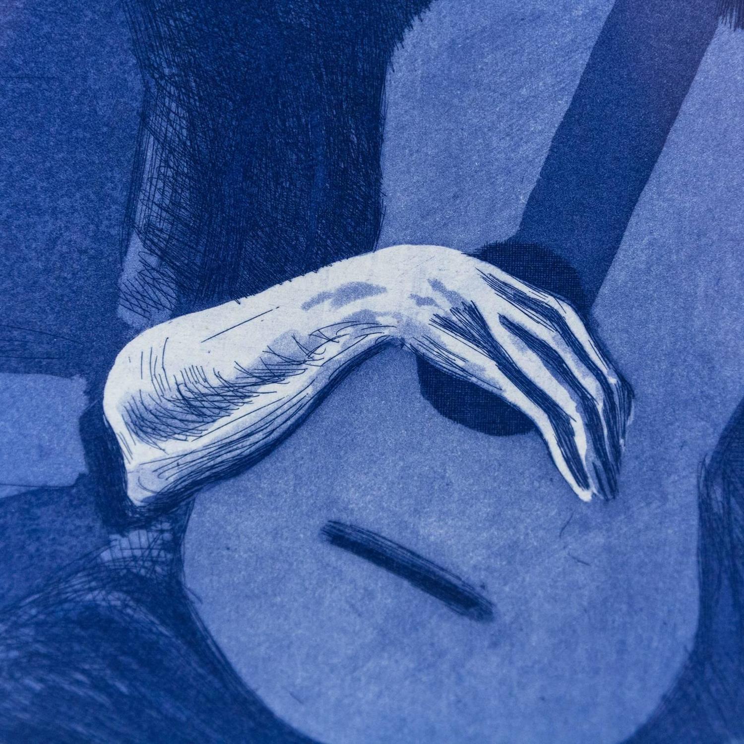 David Hockney Blue Guitar For Sale at 1stdibs