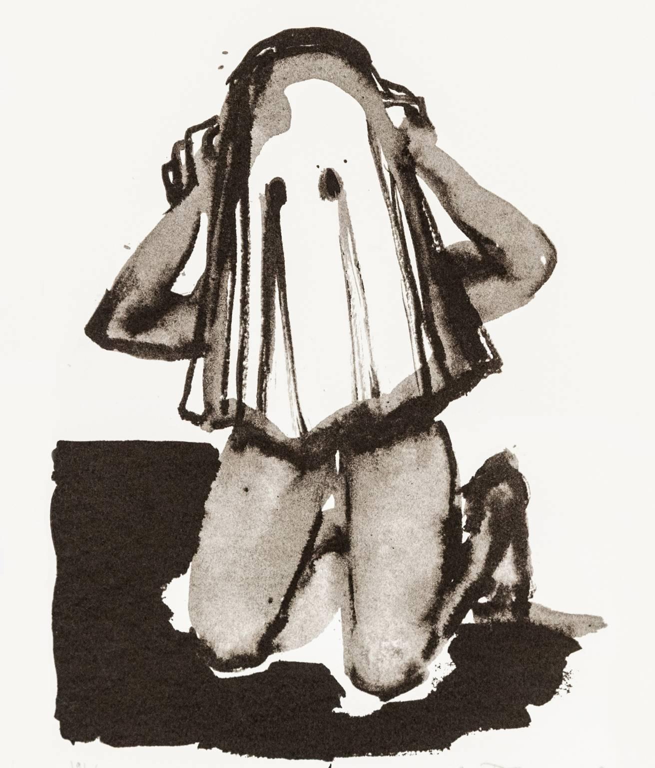 Marlene Dumas Figurative Print - Faceless