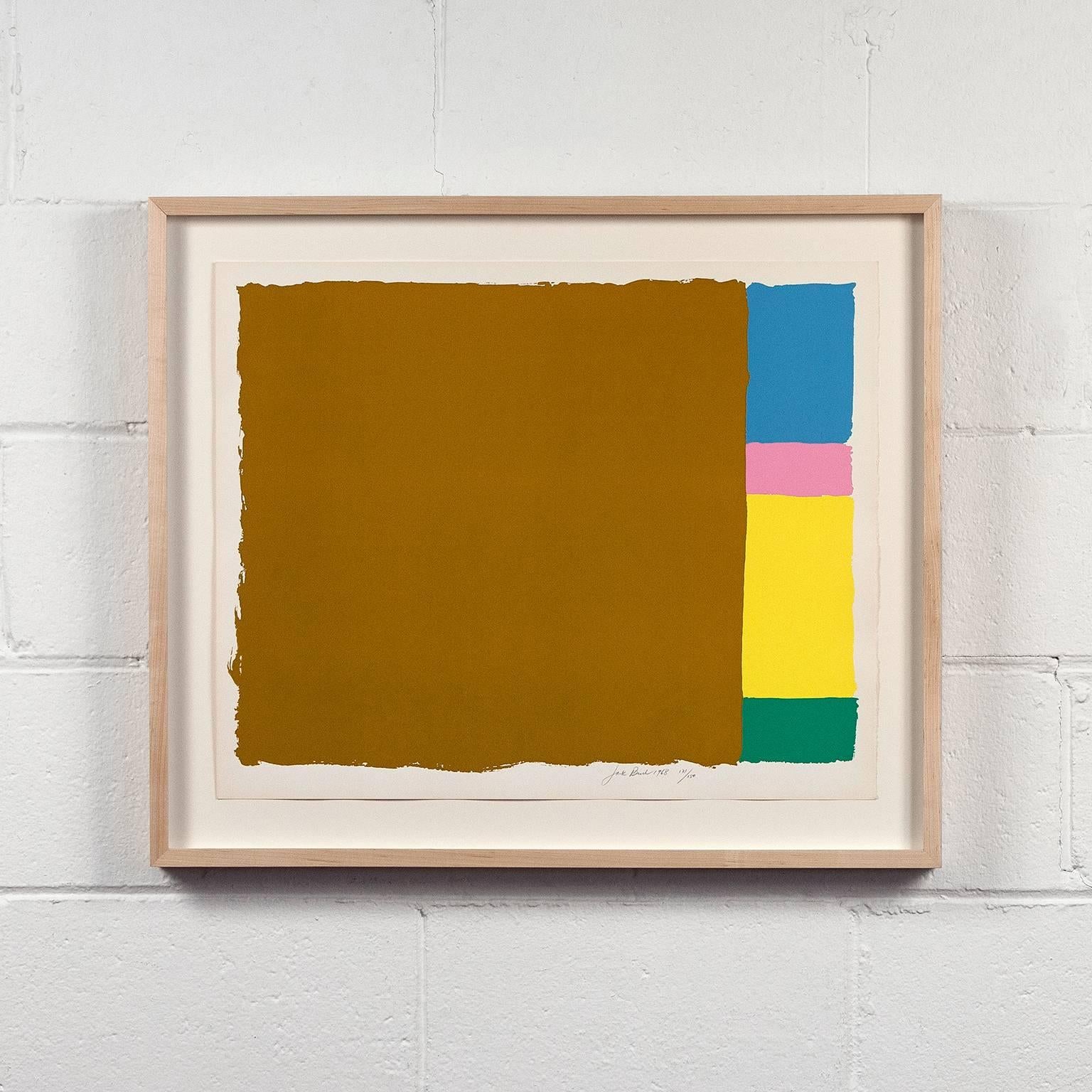 Jack Bush Abstract Print - FRIDAY MORNING