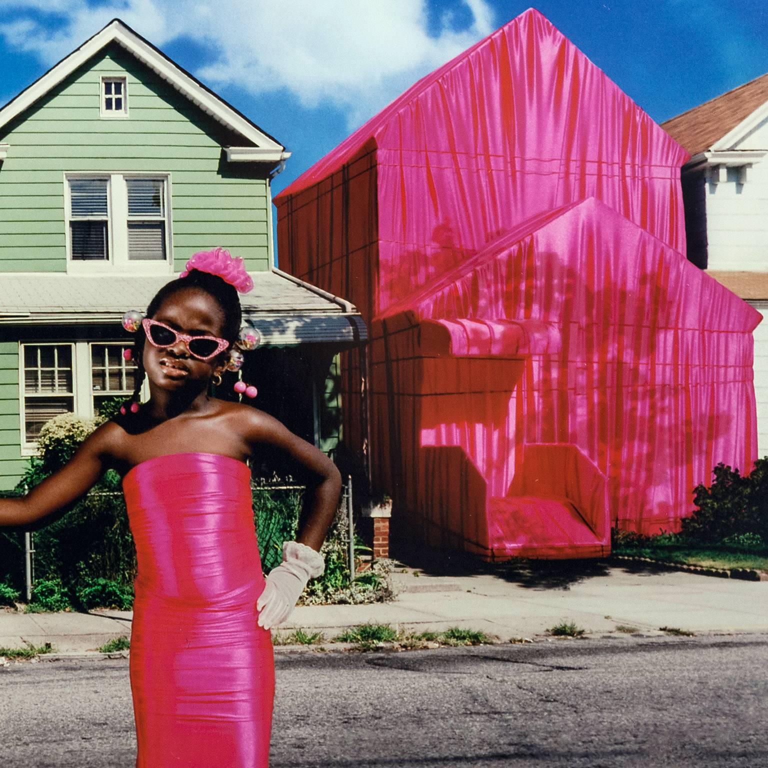 My House - Gray Color Photograph by David LaChapelle