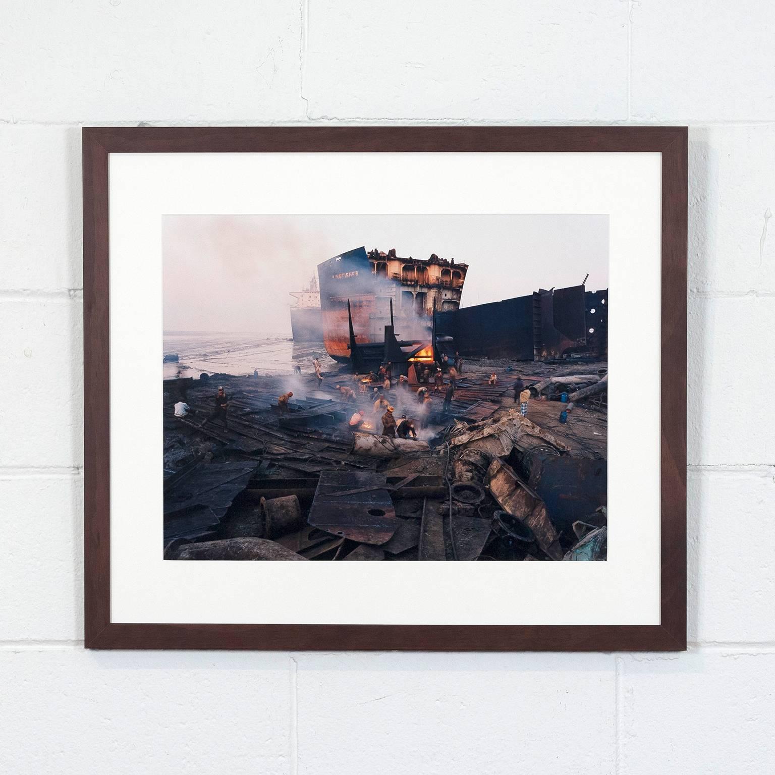Edward Burtynsky Landscape Photograph - Shipbreaking #11, Chittagong, Bangladesh, 2000