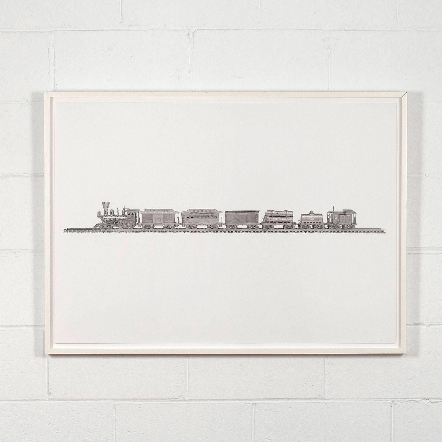 Abstract Print Jeff Koons - Train