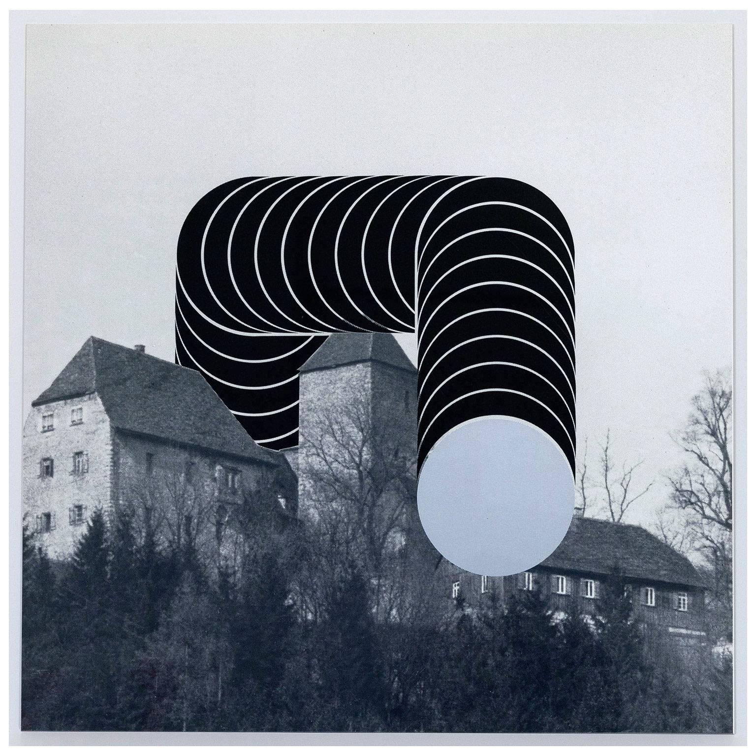 Kaspar Thomas Lenk Abstract Print - Sculpture on Tierberg Castle 