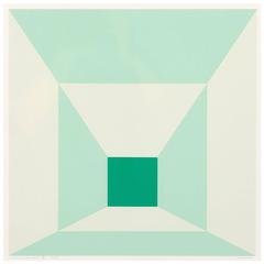 Mitered Squares - Miami Green 8