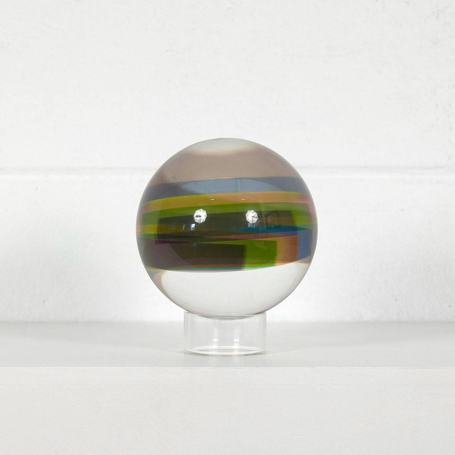 Spring Sphere - Minimalist Sculpture by Vasa Velizar Mihich
