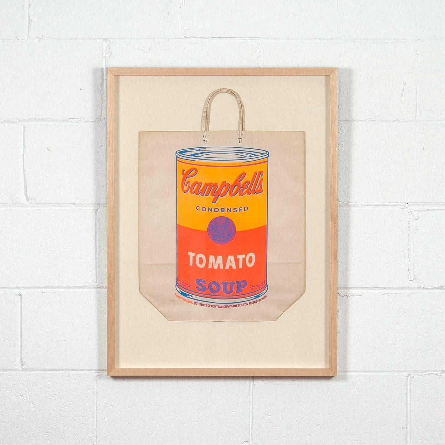 Soup Can Bag - Print by Andy Warhol