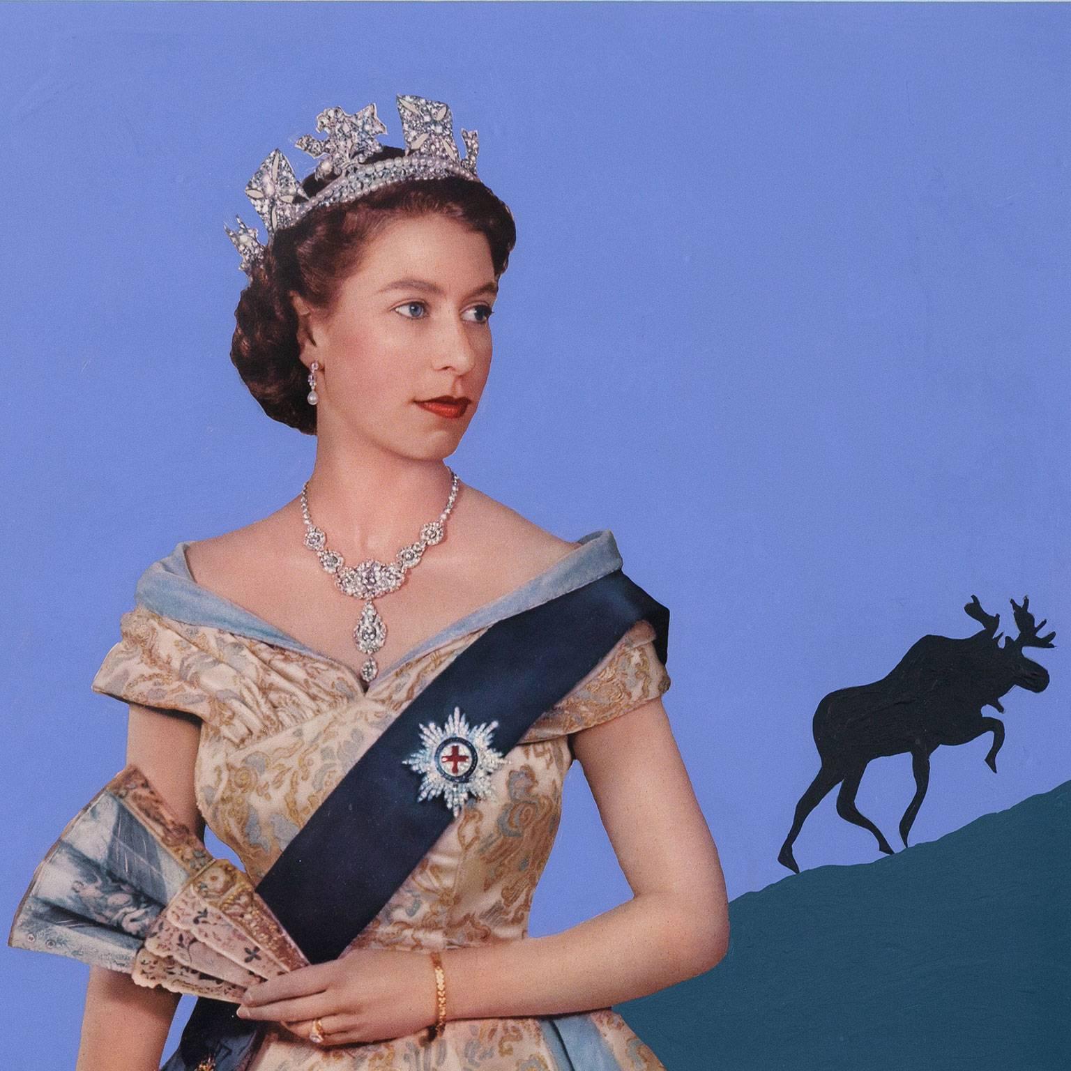 Every artist has their muse. Queen Elizabeth is an icon/muse that Charles Pachter has repeatedly visited over the course of his career.

Pachter first depicted the Queen and the Moose in an exhibition 