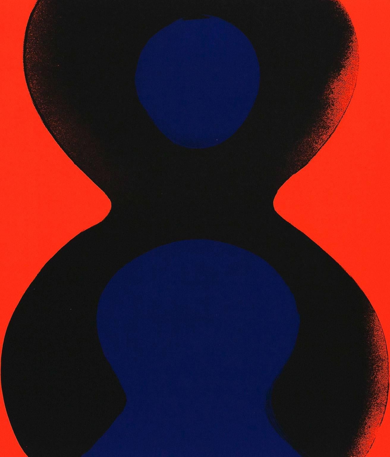 Otto Piene Abstract Print - Composition 8 