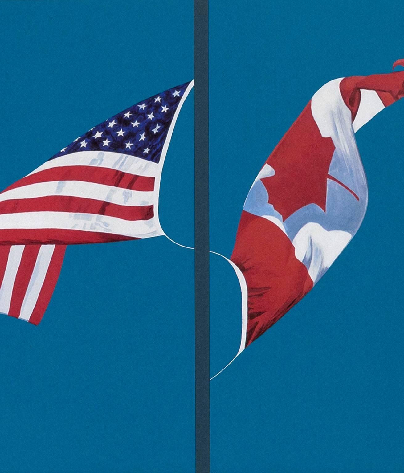 Charles Pachter Figurative Print - Side By Side