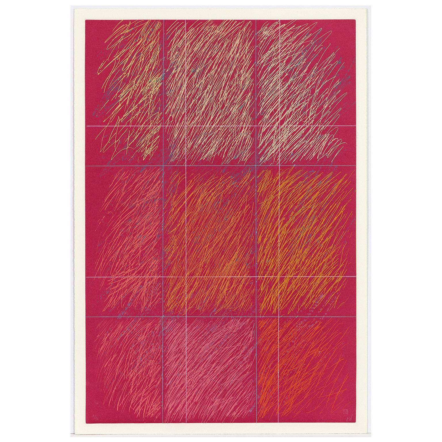 Kenneth Noland Abstract Print - Roy