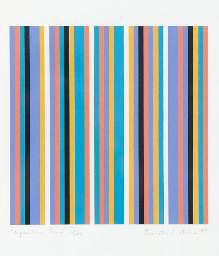 Bridget Riley - Serpentine at 1stDibs