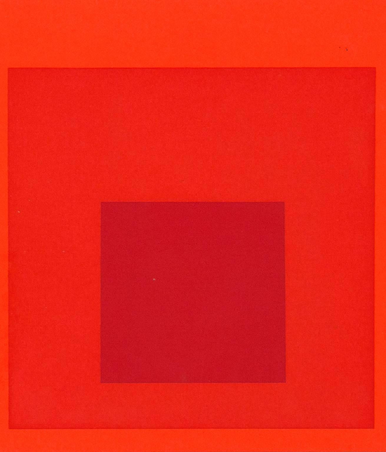 Josef Albers Abstract Print - Either/Or
