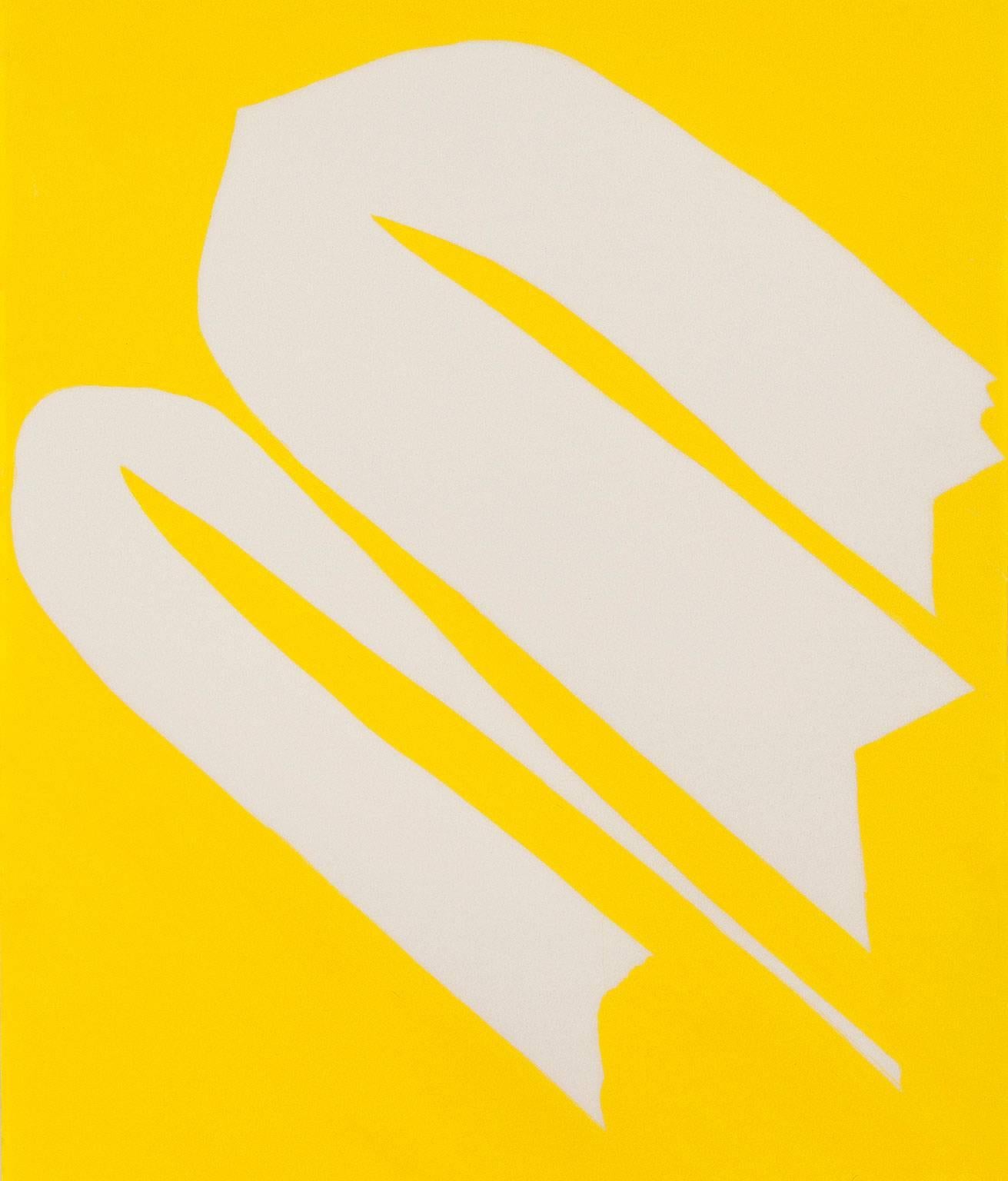 Jack Youngerman Abstract Drawing - Yellow Up