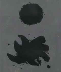 Adolph Gottlieb "Black & Grey" Silkscreen