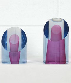 Harvey Littleton "Cylindrical Sections 45" Glass, 1979