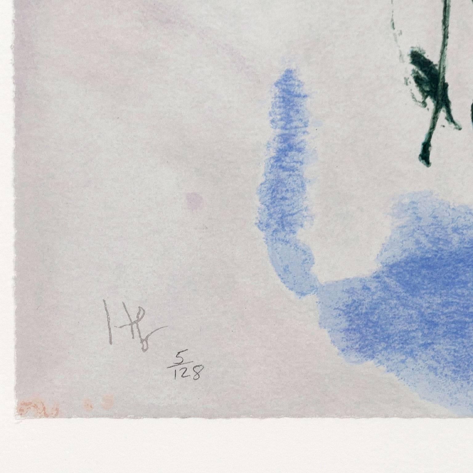 Aerie - Abstract Expressionist Print by Helen Frankenthaler