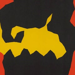 Jack Youngerman "Crunch" Silkscreen, 1964