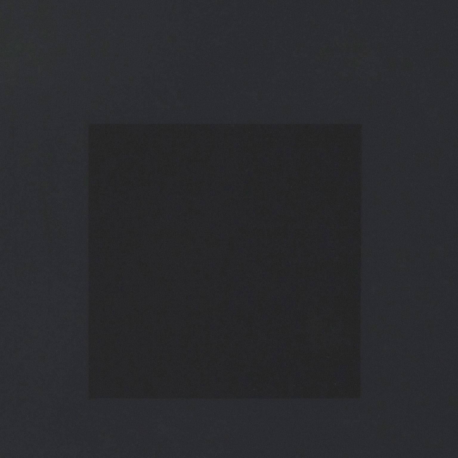 Seller specializes in Josef Albers prints. We are pleased to be offering this iconic and intimate classic square work. 

The interplay of color arranged in a grouping of squares is classic Josef Albers (1888-1976). Throughout his career he explored