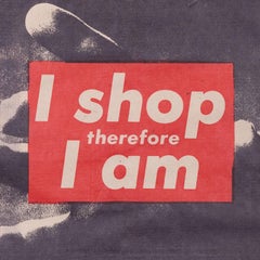 Barbara Kruger "Untitled (I Shop Therefore I am)" Shopping Bag Multiple, 1990