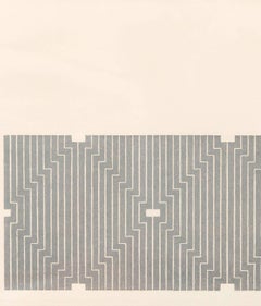 Frank Stella "Casa Cornu" Lithograph, 1970
