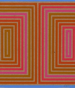 Richard Anuszkiewicz "Double Structure" Screenprint, 1973