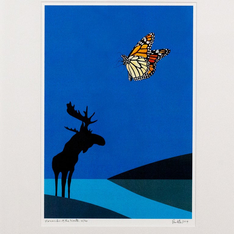 Monarchs of the North, 2014 - Print by Charles Pachter