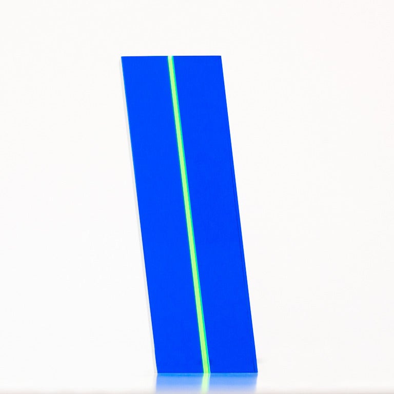 Vasa Velizar Mihich Abstract Sculpture - Blue Kryptonite, 2014