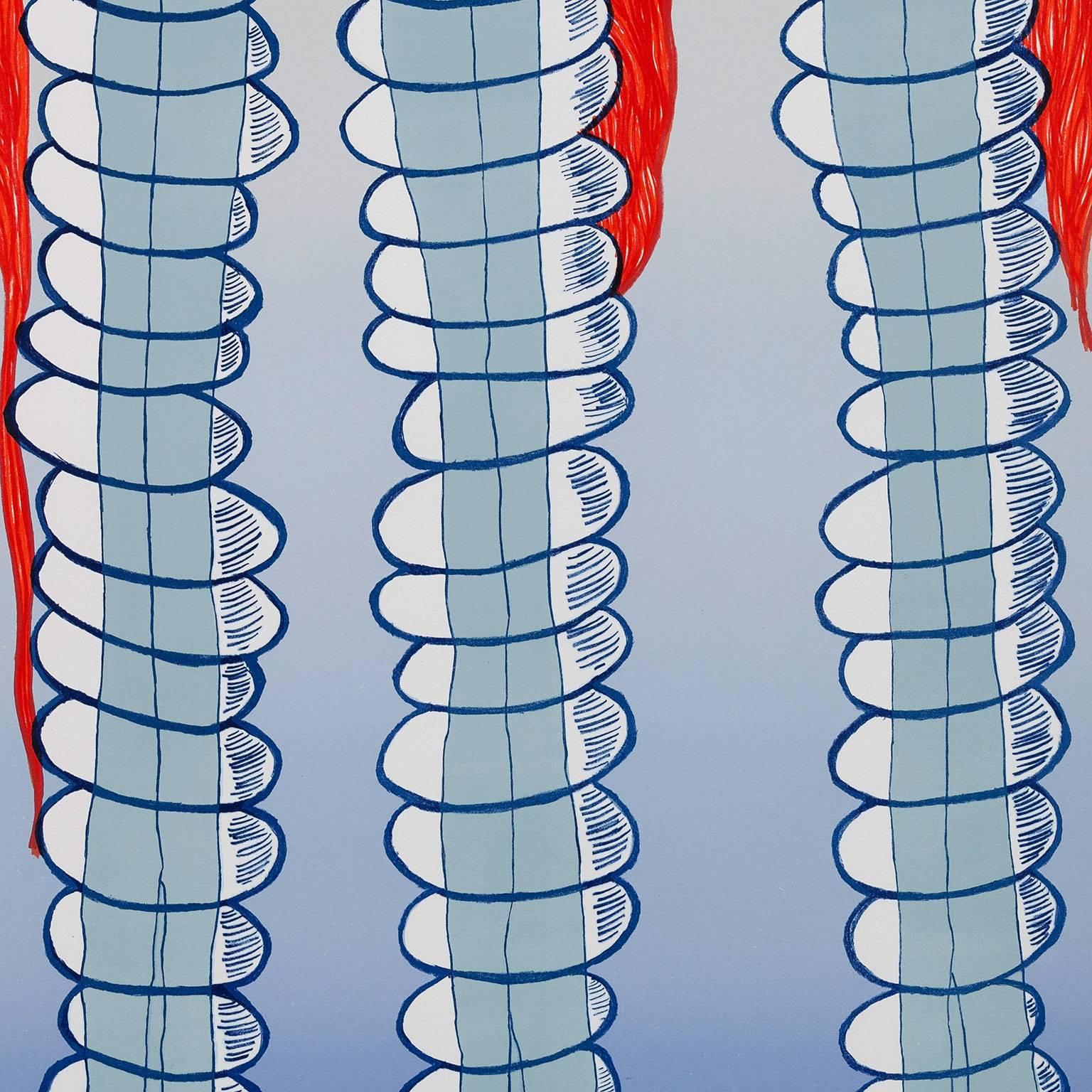 Couples - Gray Figurative Print by Louise Bourgeois