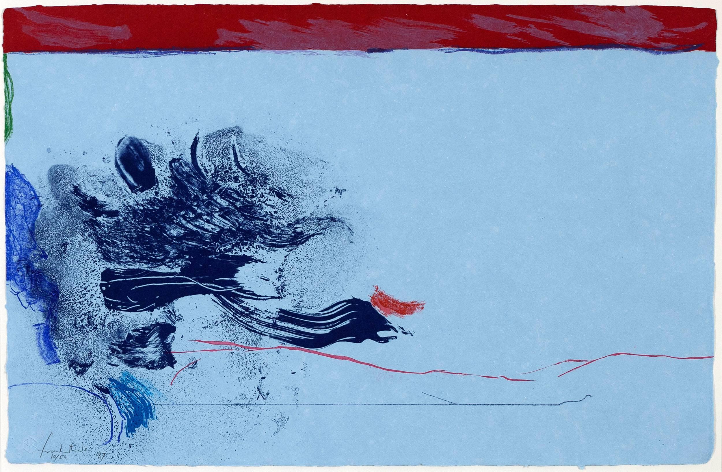Helen Frankenthaler Abstract Print - In the Wings