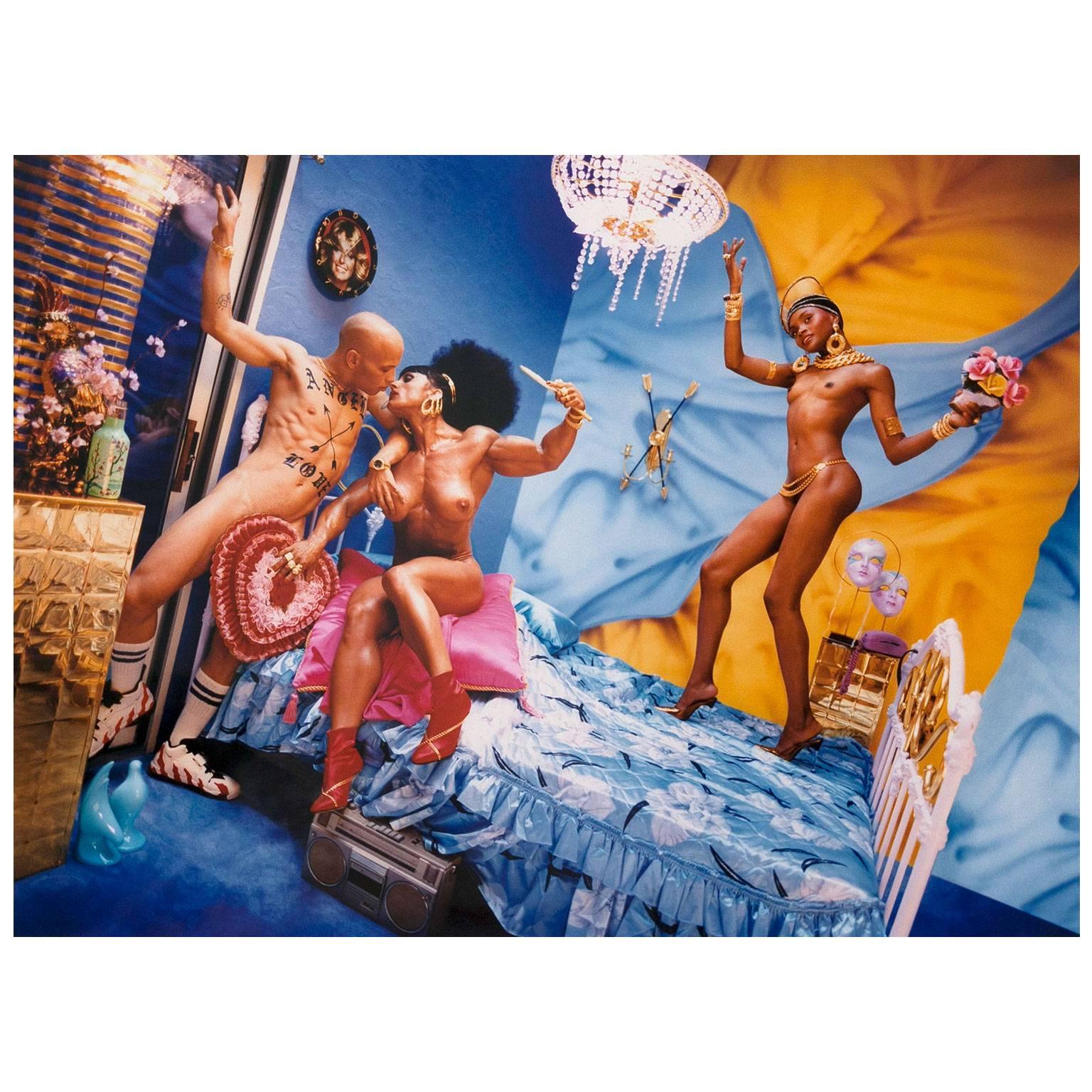 David LaChapelle Figurative Photograph - Bronx, Bedroom